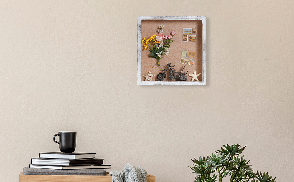 BECTSBEFF 16x16 Shadow Box, Large Shadow Boxes Display