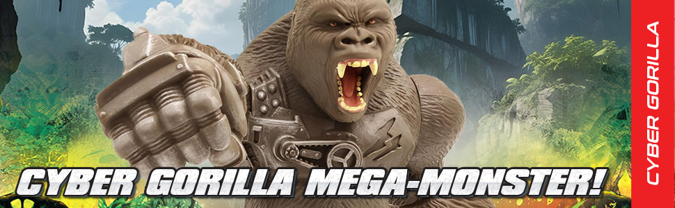 Amazon.com: Lanard Primal Clash! Cyber Gorilla Mega Monster