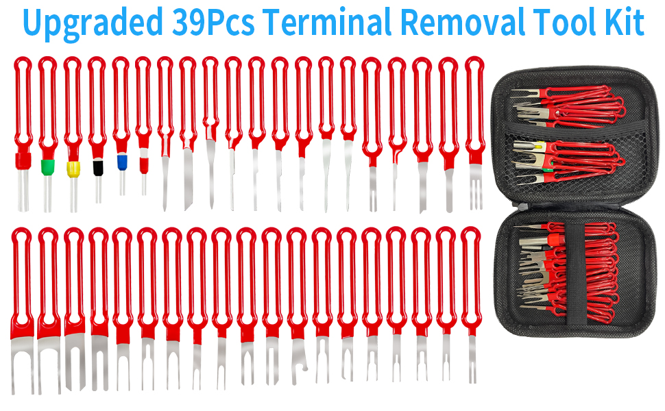 Terminal Removal Tool Kit 39 Pcs, Upgraded Broken Key