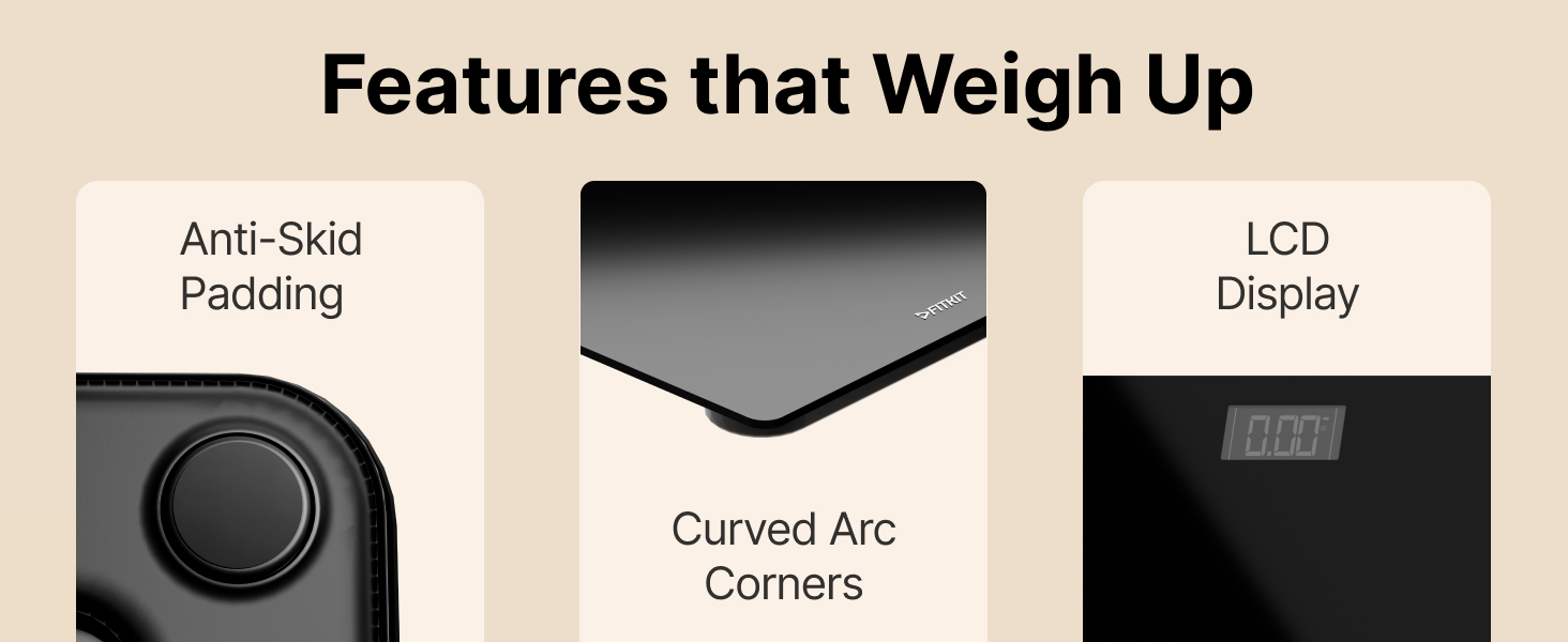 Review Fitkit By Cult, Digital Body Weight Machine, Tempered Glass, 18 Cult