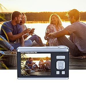 Rollei, Compactline, fotocamera, Foto, Zoom, DIgital, risoluzione, flash, zoom, display, selfie, frontale