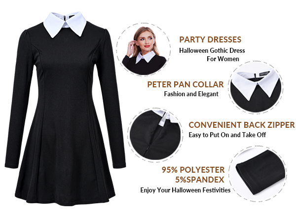 Amazon.com: LUYANA Women Casual Long Sleeve Peter Pan Collar