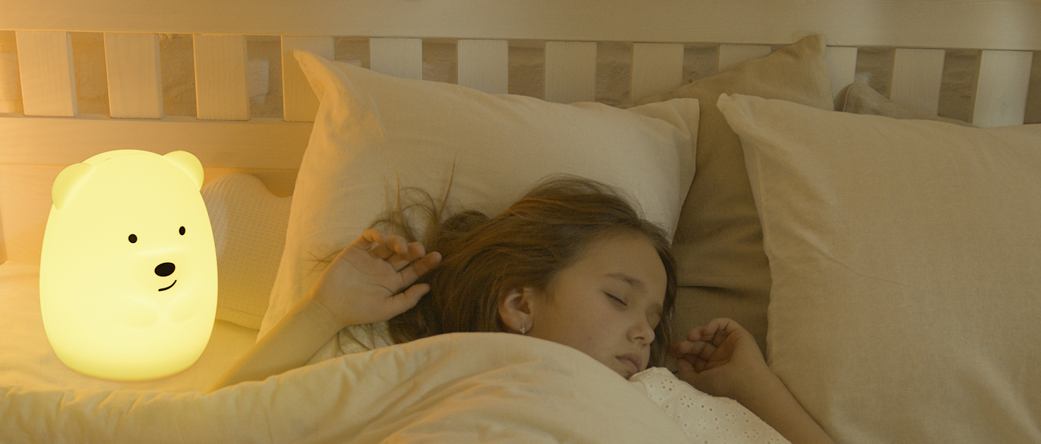 ShaArkMango Bear Night Light for Kids Cute Night Lights