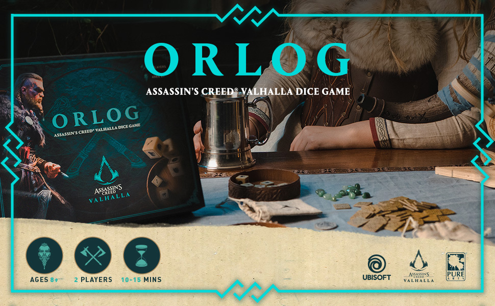 Orlog Assassin's Creed Valhalla Dice Game Strategy Game for Teens