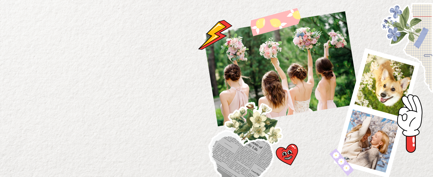 Make your own collage and print as you desire