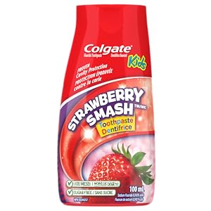 Colgate Liquid Gel 2-in-1 Kids Toothpaste and Mouthwash, Strawberry