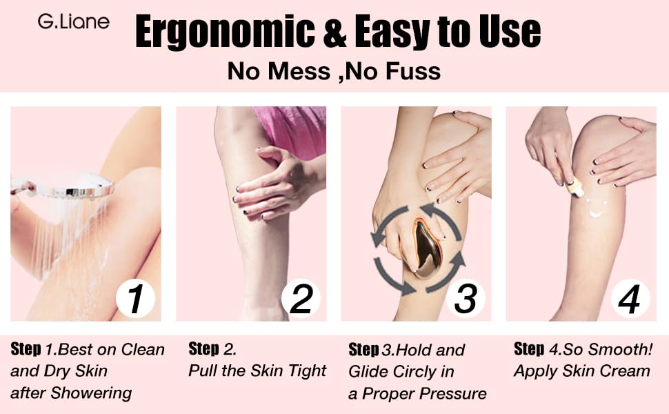 G.Liane Upgraded Crystal Hair Eraser(Gold)