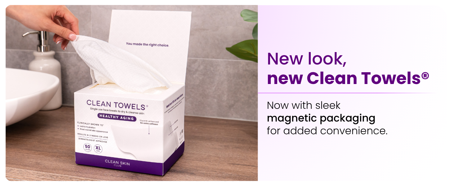 New look, magnetic packaging for added convenience