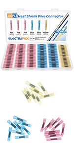 Heat Shrink Wire Connector Butt Terminals Kit