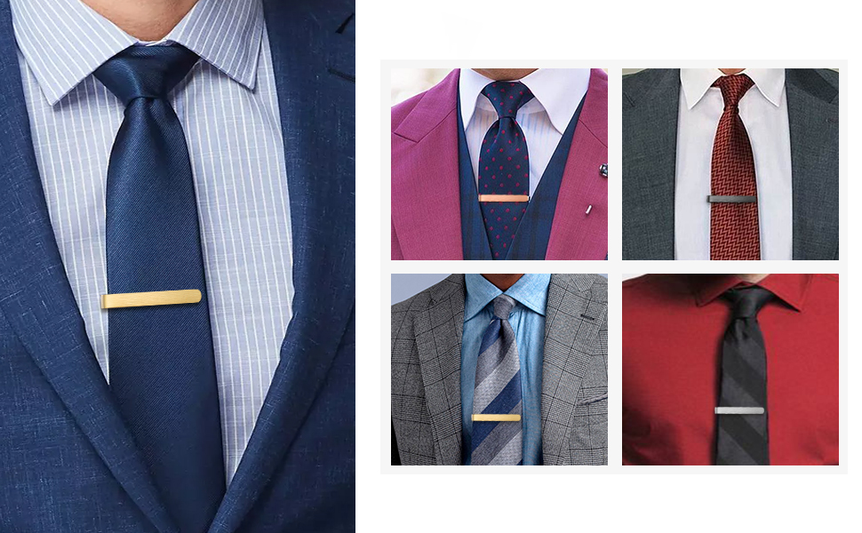 2 inch tie clips for men