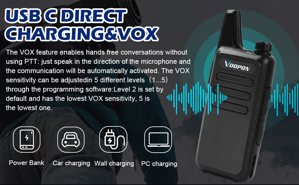 USB C Direct charging and vox