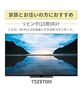 REGZA 75E350M [75インチ] 2024年製 Amazon | REGZA 75インチ Airplay ネット動画対応 4K E350M