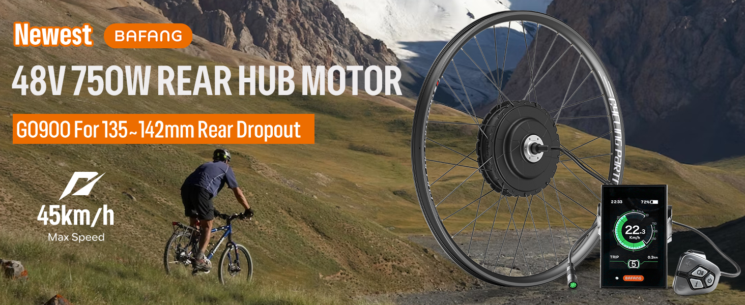 BAFANG 750W Rear Hub Motor G0900 H640 48V Ebike
