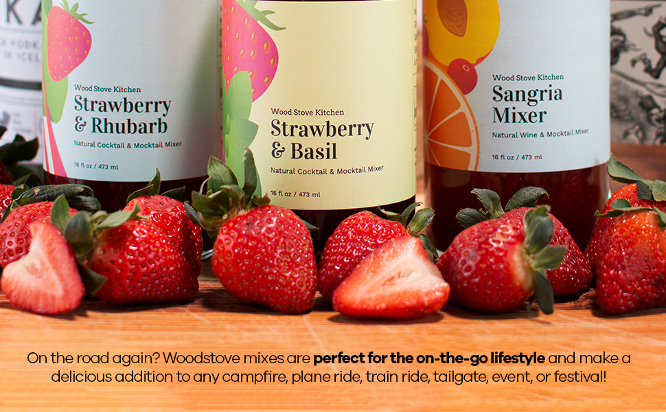 Wood Stove Kitchen Mimosa Mix Cocktail & Mocktail Mixers Natural Craft Syrup