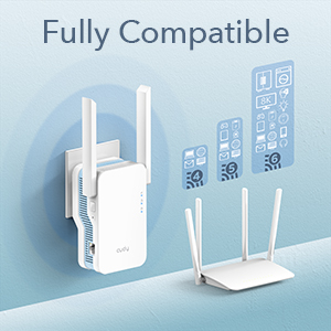 Cudy Extensor WiFi de malla AC1200, extensor de alcance WiFi de banda dual  de hasta 1200 Mbps, amplificador WiFi, 2.4 GHz, 5 GHz, largo alcance, modo