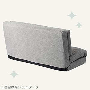 アイリスプラザ ソファーベッド 3WAY 幅約90奥行約66-205 グレー アイリスプラザ ソファーベッド マルチに使える3WAY 幅90cm 14