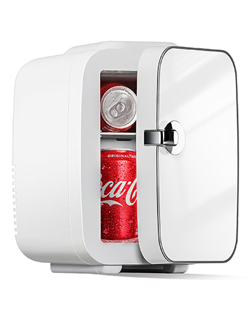 Amazon.com: Zibbizo Upgraded Mini Fridge for Bedroom 3.2 Cu