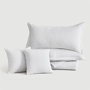 Oversized King Bedspread for Extra Wide Beds, Modern Look, Lightweight & Reversible Microfiber Cover, 100% Pure White B451283c 1cd0 4fa3 8ded A5f6641aa987. CR0,0,1000,1000 PT0 SX300 V1