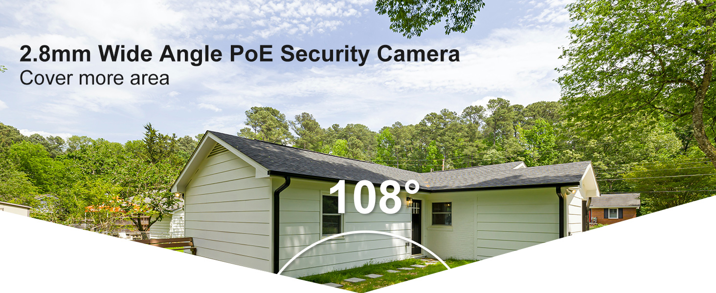 108° Wide Angle