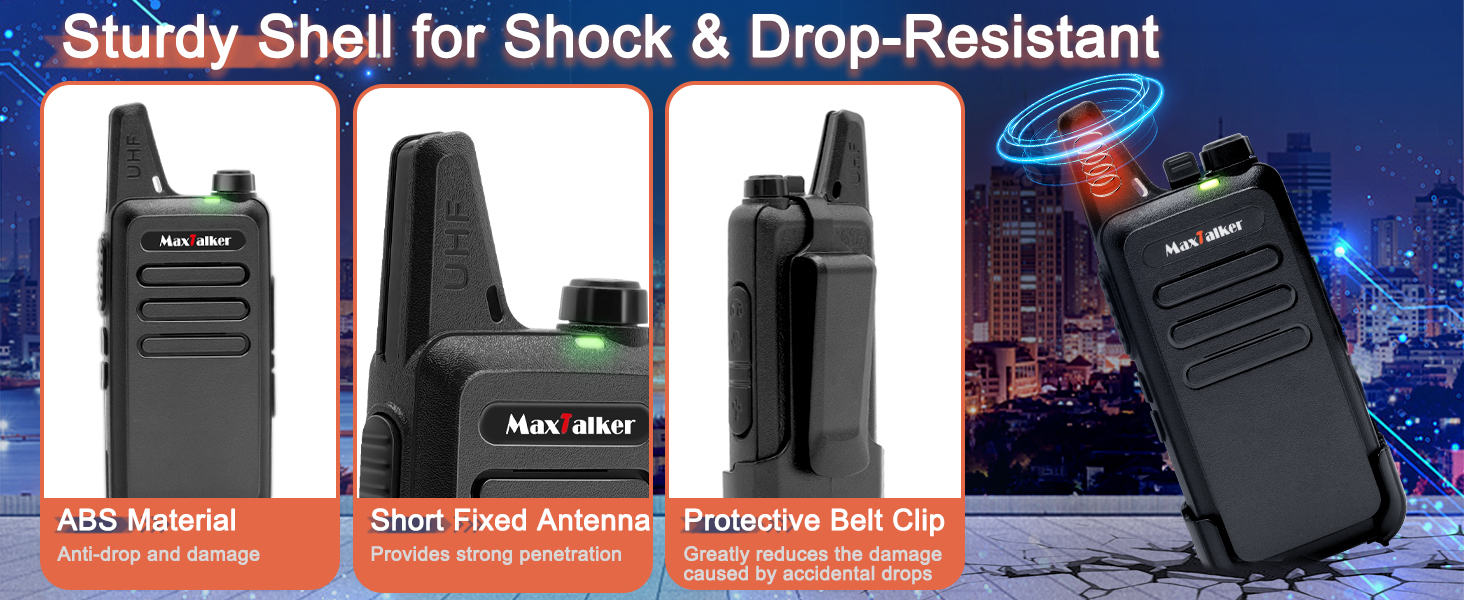rechargeable walkie talkies long range