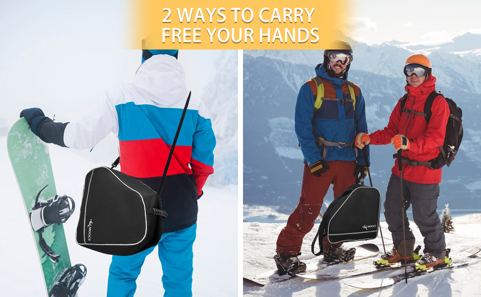 Sac à chaussures de ski pour le ski et le snowboard, les voyages, les bagages, le magasin et le