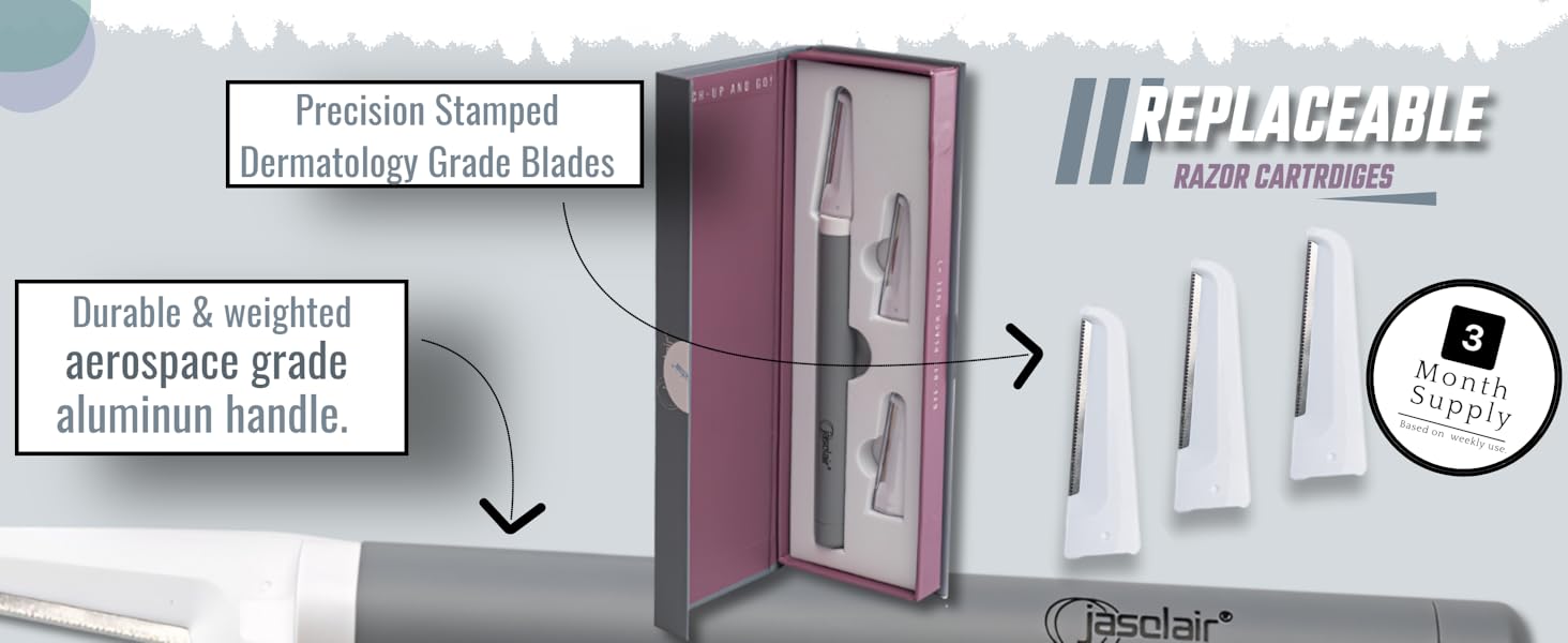 cuchillas para cejas dermaplane razor for women face face hair removal for women eyebrow shaper