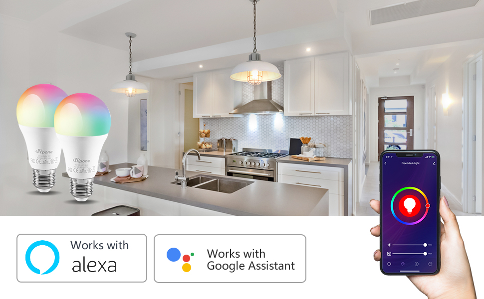 Smart Bulb - Works with alexa & google assistant