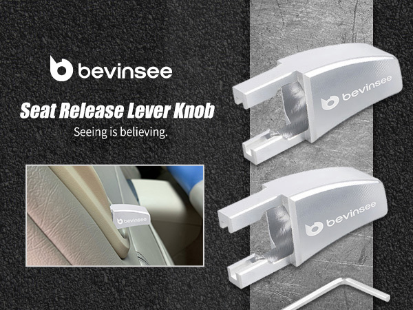 Amazon.com: Bevinsee 2pcs Seat Release Lever Knob Latch