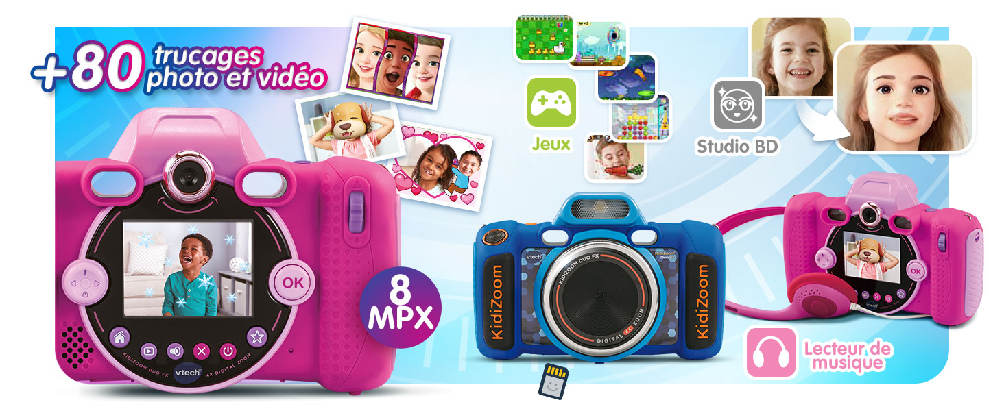 appareil photo enfant, appareil photo numérique, video enfant, kidizoom, jouet 4 ans, jeux enfant