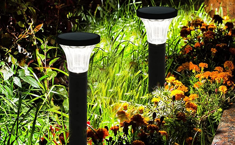 【在庫セール】GWSOLAR【スタイリッシュ透明感のある光！ソーラー ライト2個 在庫セール】GWSOLAR【スタイリッシュ透明感のある光！ソーラー