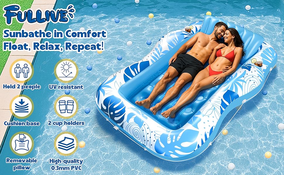 inflatable tanning pool