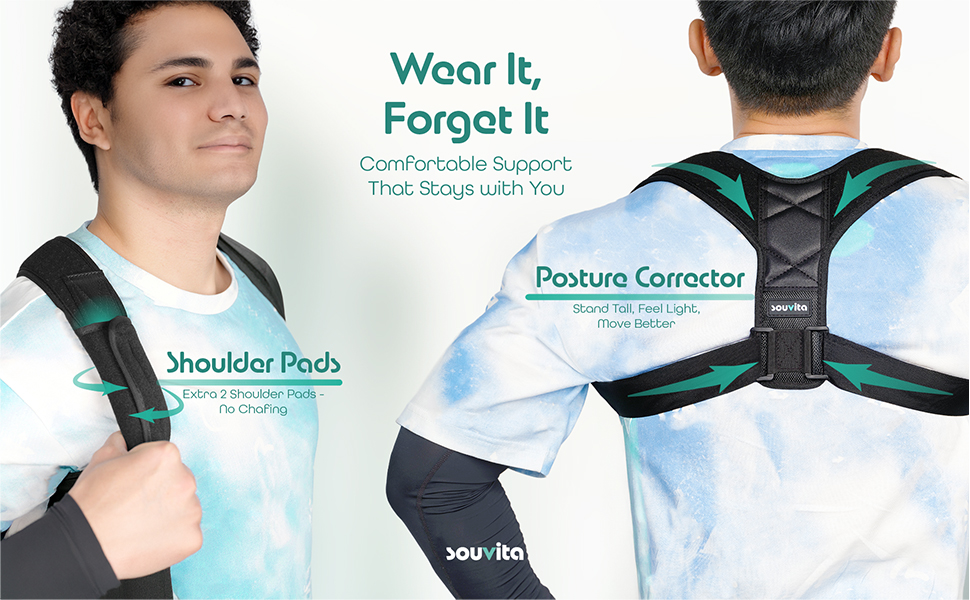 Wear It Forget It. Front and Back Pictures of the model.