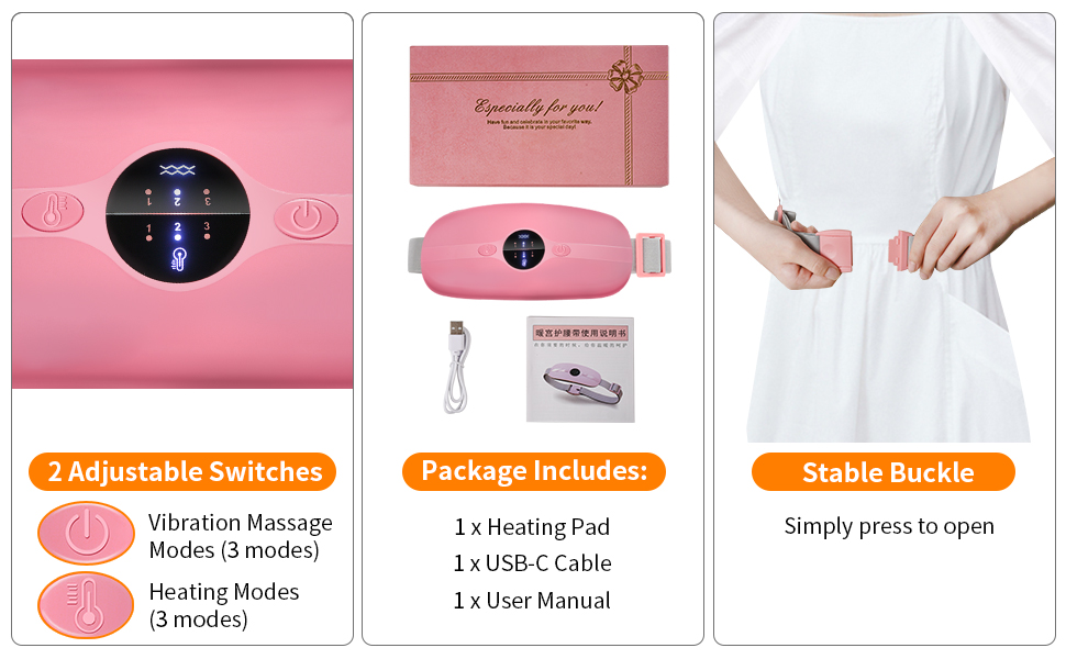 Menstrual Heating Pads, Period Heating Pad for Cramps with