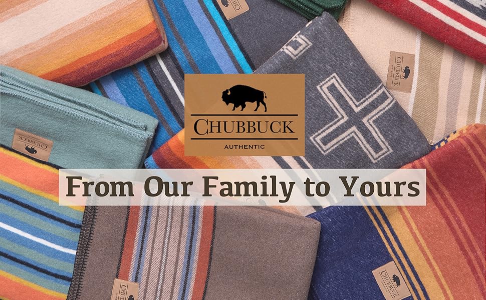 chubbuck authentic thick wool blanket