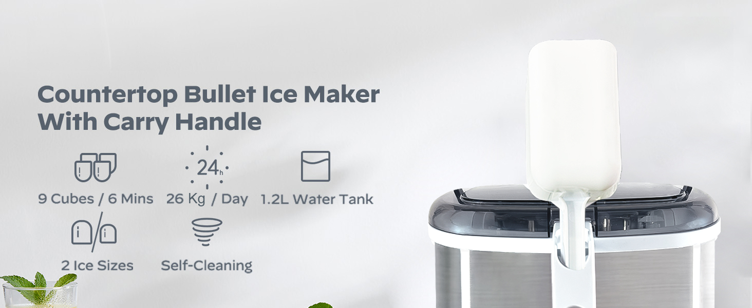 Kilig H01S countertop Bullet Ice Maker