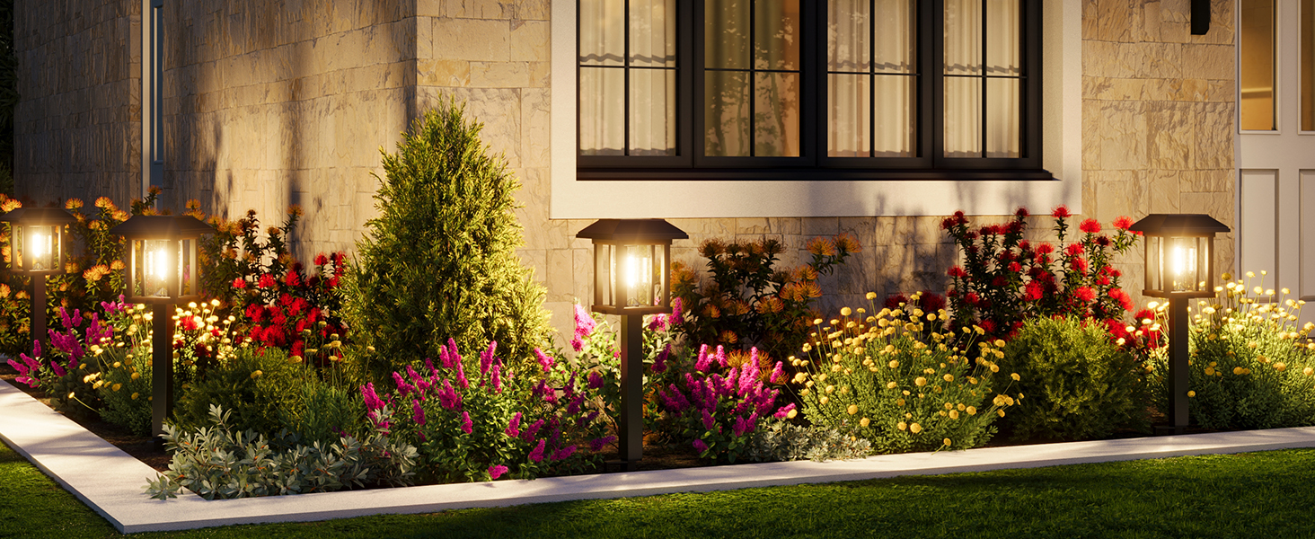 decorative solar lights outdoor garden