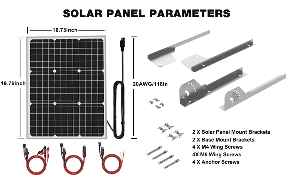 Sun Energise 30W 12V Solar Battery Charger & Maintainer