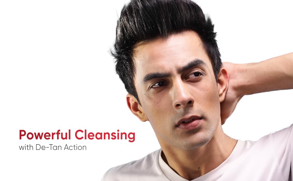 Ustraa Power Face Wash - 100g - Energize and De-Tan | Dermatologicallyl Tested | Effective Tan Removal | Removes Dead Skin, Brightens Skin, Refresh & Recharge, NO SLS, No Paraben 25 face wash