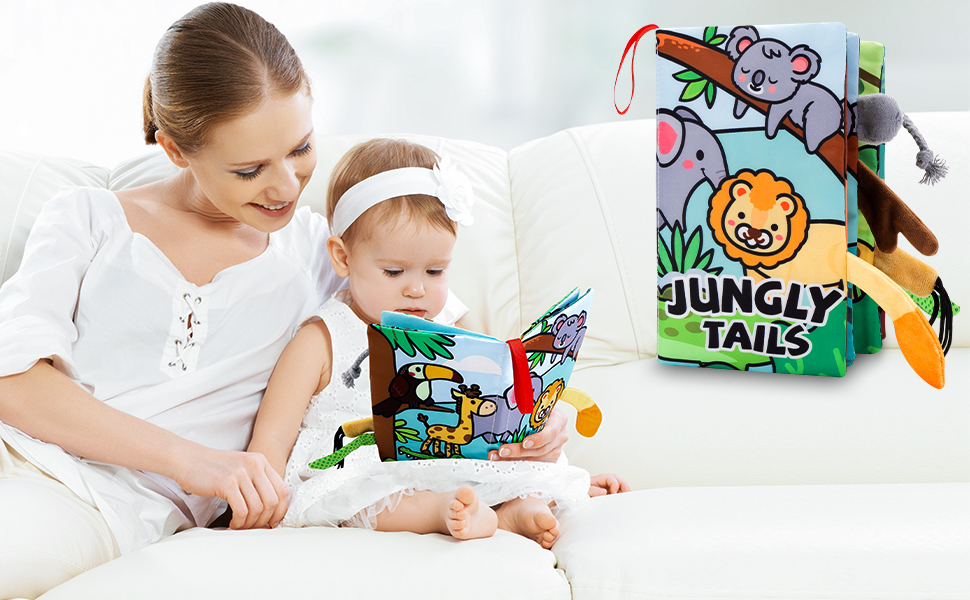 Sirecal Baby Books 06 Months, Sensory Toys Soft Cloth Books for Babies