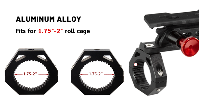 fit for 1.75''-2'' roll cage