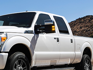 Side Mirror Marker Light Switchback Amber Turn Signals Light White Parking Light