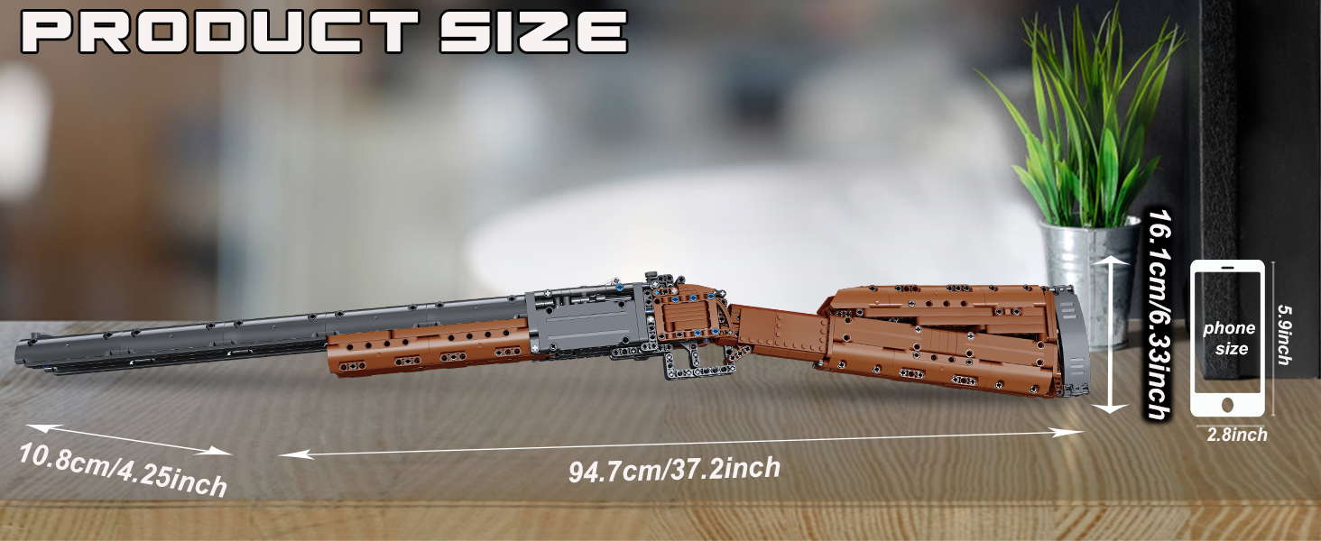 Amplelife Building Blocks Gun Model 1015 PCS Double