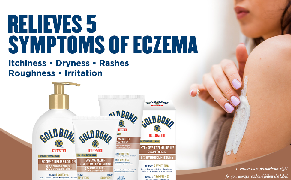 Gold Bond Eczema Relief 1 Hydrocortisone Cream Intensive Formula, 5 Moisturizers, Maximum