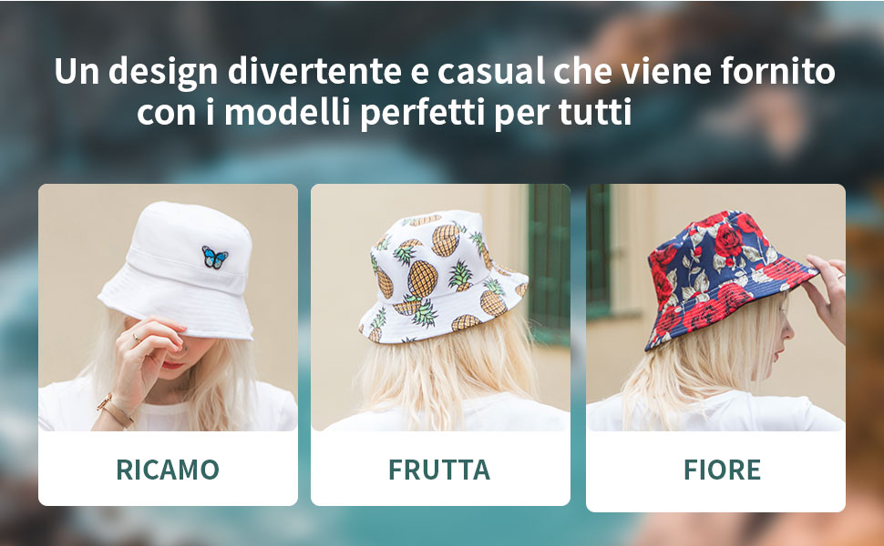 Cappello da pescatore estivo