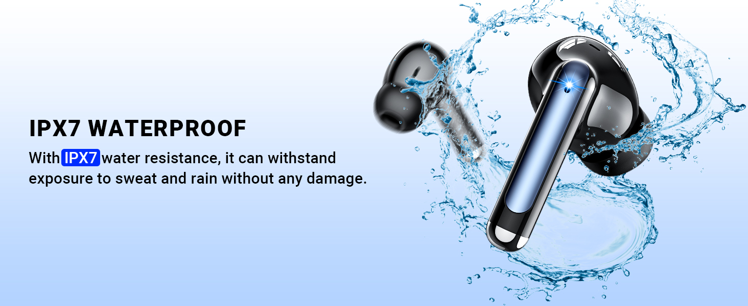 IPX7 Wireless Earbuds