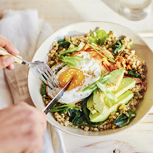 Running on Veggies: Plant-Powered Recipes for Fueling and Feeling Your Best 5 photo of Gut-Healthy Brown Rice Bowl