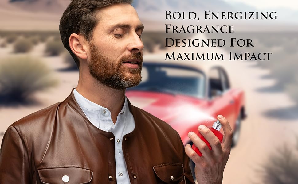 Men's Cologne with Grapefruit, Saffron & Amber - Day & Night Fragrance for Confidence & Allure