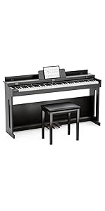 鍵盤楽器 amomo Amazon.com: UMOMO 88 Weighted Key Digital Piano with Piano