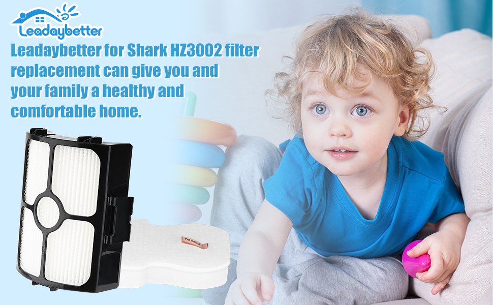 Leadaybetter HZ3002 Filter Replacement for Shark HZ3002