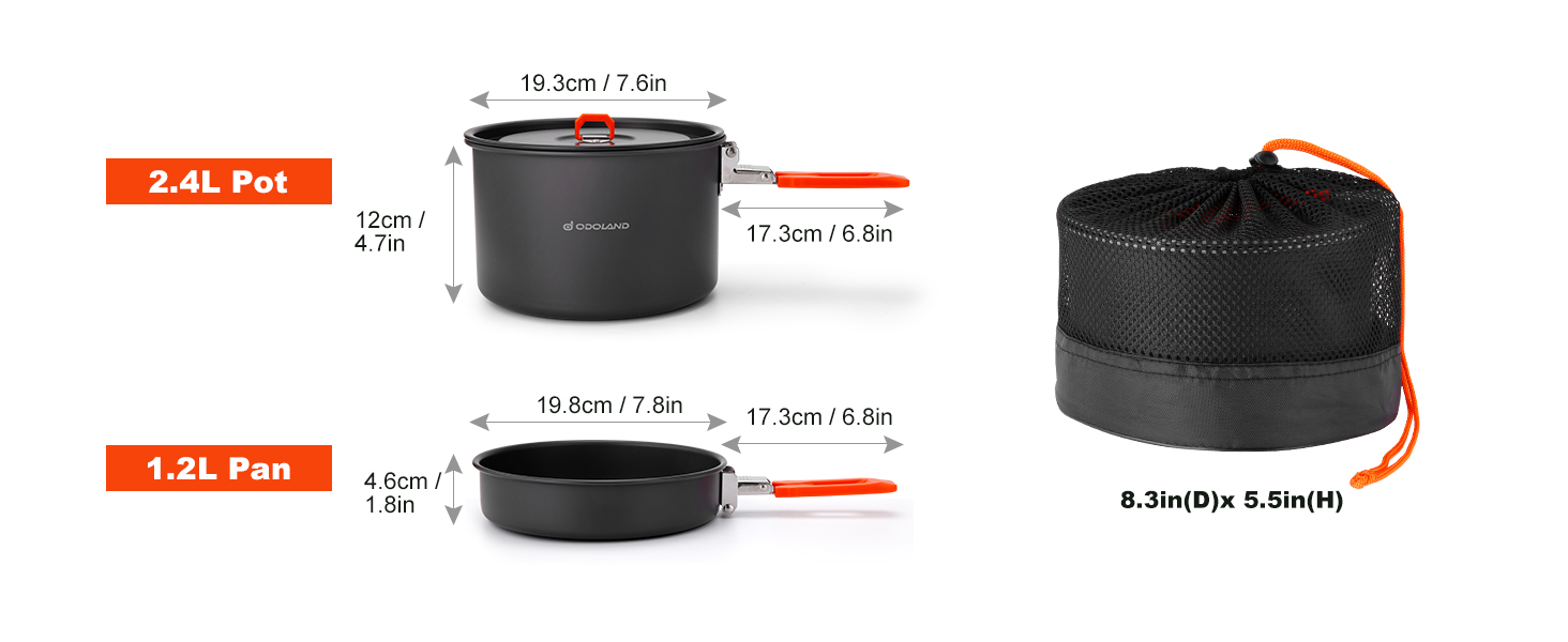 Camping Cookware Mess Kit